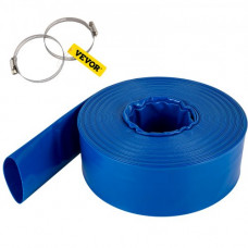 VEVOR Manguera de descarga Manguera plana Manguera de drenaje de retrolavado de PVC de 2