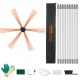 Buy Chimney Sweep Kit 9m 360° Cleaning Brush with 9 Flexible Nylon Rods Chimney Flue Accessories Use