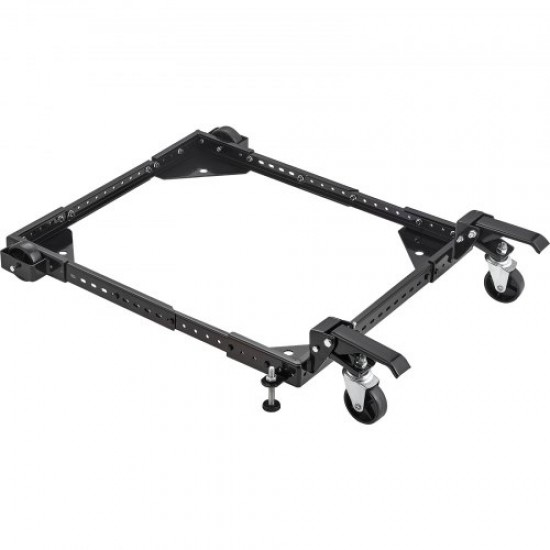 Comprar Base com Rodas para Máquina de Lavar Carga 226,8kg Suporte Máquina de Lavar Ajustável 304x304 mm a 914x914 mm 2 Rodas Direcionais 2 Rodas Giratórias com Freio Base Universal para Secador Geladeira