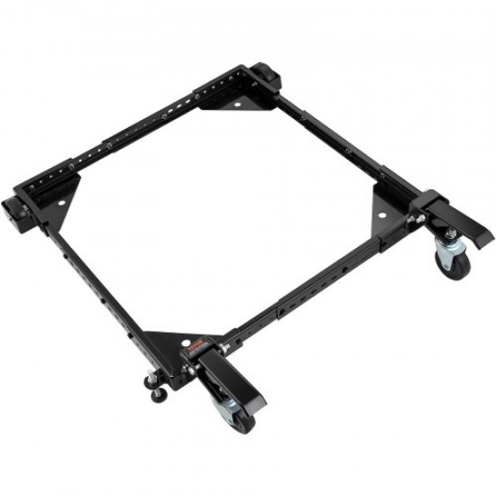 Comprar Base com Rodas para Máquina de Lavar Carga 317,5kg Suporte Máquina de Lavar Ajustável 381x381 mm a 914x914 mm 2 Rodas Direcionais 2 Rodas Giratórias com Freio Base Universal para Secador Geladeira