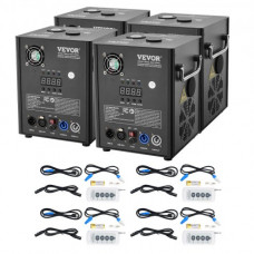 VEVOR 4x máquina de chispa 500W máquina de pirotecnia máquina de fuegos artificiales DMX 2-4m