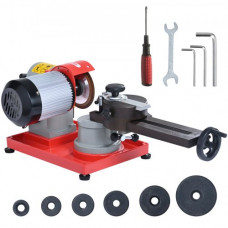 VEVOR Afilador de Hojas de Sierra Circular 370 W Afilador de Hojas Angulares Giratorio 3600 rpm con 6 Centros de Sierra Muela Abrasiva de 125 mm Afilado para Hojas de Sierra con Puntas de Carburo