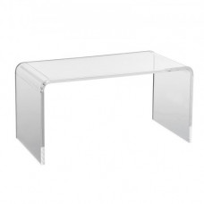 Mesa de centro VEVOR, mesa auxiliar acrílica, extremo para sofá, 414mm de alto