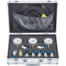 Kit de prueba de presión hidráulica para excavadora, medidor de presión hidráulica, herramienta de diagnóstico