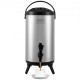 Buy Insulated Beverage Dispenser Non-Electric Hot and Cold Water Dispenser 9.2L Stainless Steel Food Storage Insulated Container 4-6H with Faucet Portable for Camping