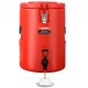 Buy Insulated Beverage Dispenser Non-Electric Hot and Cold Water Dispenser 17.2L Stainless Steel Food Storage Insulated Container 10H with Faucet Portable for Camping