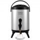 Buy Insulated Beverage Dispenser Non-Electric Hot and Cold Water Dispenser 6L Stainless Steel Food Storage Insulated Container 4-6H with Faucet Portable for Camping