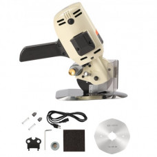 VEVOR Cortador de Tela Eléctrico 250W Tijera de Costura Rotativo Eléctrico Grosor de Corte 27mm Cortador Eléctrico con Hoja Octogonal 100mm 1 Cuchilla de Repuesto Piedra de Afilar para Cortar Textiles