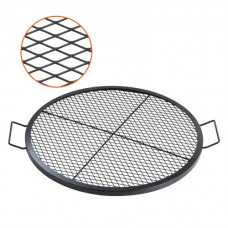 VEVOR Parrilla de Barbacoa Cocina de Acero Redonda Diámetro de 76 cm, Capacidad de Carga de 20 kg, Material de Utensilios con Marca X para Chimenea, Brasero, Barbacoa, Pícnic, Camping, Jardín, Negro