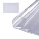 Kaufen Sie Runde transparente Tischdecke, 106,8 cm, transparente PVC-Tischdecke, Dicke von 1,5 mm, wasserdicht, zuschneidbar, Tischschutz, 45 x 30 cm, Kunststoffschutz für Esstisch, Küche, Restaurant