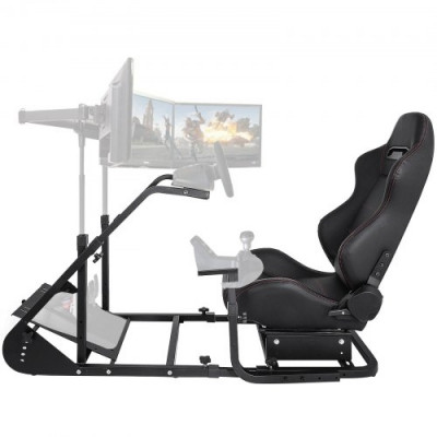 Soporte de Volante Juego de carreras Simulador De cabina RS6 para G29 reforzado servicio pesado