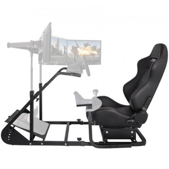 Buy Steering Wheel Holder Racing Game Simulator Cockpit RS6 for G29 Reinforced Heavy Duty