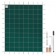 Comprar Cubierta rectangular de malla de seguridad para piscina, 20x40 pies, verde, invierno, exterior