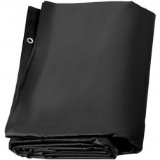 Cubierta de Seguridad para Piscinas 3,5 x 5 m, Material de PVC Negro