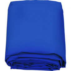 Cubierta de Seguridad para Piscina Diámetro de 4,5 m Redonda de PVC Azul