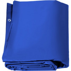 Cubierta de Seguridad para Piscina, Tamaño de 4 x 7 m Cobertor de Piscina Rectangular, Tamaño de Piscina de 3,7 x 6,7 m Lona de Piscina de PVC Azul, Fácil de Instalar y Prevenir Escombros