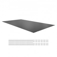Cubierta de Seguridad para Piscina de 4 x 8 m, Material de PVC Carbón