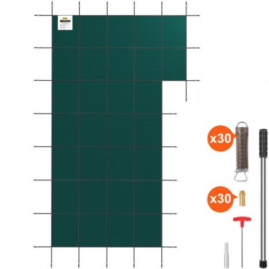 Comprar Cubierta de Piscina Enterrada 6x11,58 m Cubierta de Seguridad Rectangular