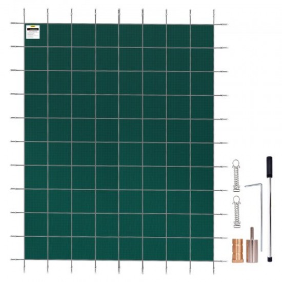 Koop Inbouwzwembadafdekking 4,87x9,14m Rechthoekige veiligheidsafdekking