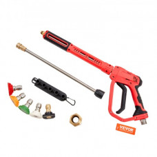 VEVOR Pistola de lavado a presión, 4000 PSI, varilla de extensión de repuesto para lavado a presión, manguera de entrada M22-14 mm salida de 1/4