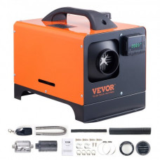 VEVOR Calentador Coche Diésel Portátil Todo en Uno 12V 5kW Calentador de Aire Diésel 0,16-0,52 L/h 8~36°C Ajustable 15-20 m² Lcd y Mando a Distancia