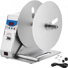 VEVOR Máquina Automática de Rebobinado de Etiquetas, Etiquetado Eléctrica, Máquina Enrolladora de Etiquetas, 20 x 23 x 26 cm (8