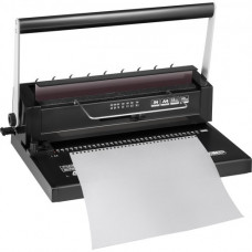 VEVOR Máquina de Encuadernación de Bobina Manual de 34 Agujeros, Máquina de Encuadernación de Libro TD-130, 3 : 1 Bobina en Espiral Perforadora de Papel Carpeta de Perforación para A4, 4 x 4 mm
