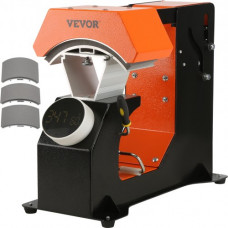 Prensa Automática de Calor para Sombrero 3 Almohadillas Térmicas 310W/220V Prensa Térmica Máquina de Sublimación