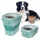 Buy Food Storage Container 25L Capacity Collapsible Rice Food Container PP & TRP Rice Bucket Airtight Pet Food Storage Box with Wheels