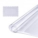 Comprar Mantel Transparente Rectángulo 61,3x123 cm Mantel de PVC para Mesa Espesor de 1,5 mm con Esquinas Redondeadas Protector de Mesa Impermeable 45x30cm Corta a Medida para Comedor Cocina Restaurante