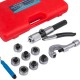 Buy 7 Head Hydraulic Pipe Expander, Multilayer Hydraulic Crimping Tool with 10-28cm Pipes, Multilayer Steel Crimper for Crimping Composite Pipes