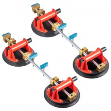 Setter Costura 8" Herramienta de Costura de Encimeras 2PCS Setter de Costura con Ventosas de Vacío 20,3cm Ventosa Ajustable para Unión y Nivelación Succión Max 260kg Piedra Mármol Granito Vidrio