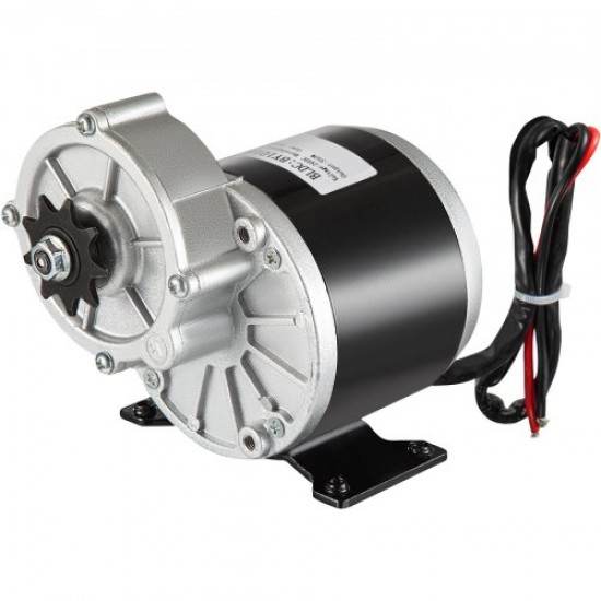 Comprar Motor Eléctrico Cepillado 24V 350W Reducción de Engranaje DC Go Karts E-Bike