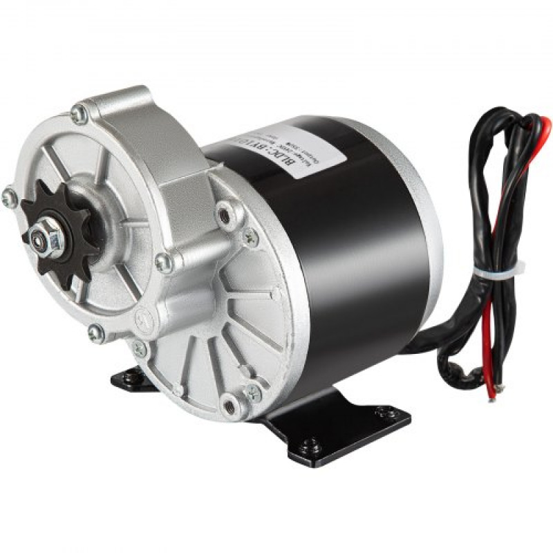 Motor Eléctrico Cepillado 24V 350W Reducción de Engranaje DC Go Karts E-Bike