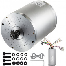 Motor sin Escobillas Motor Eléctrico para Go Kart 72V 3000W con Controlador de Velocidad perfecto para Scooter Eléctrico, Bicicleta Eléctrica, Bicicleta Eléctrica y Scooter Electrónico Etc.