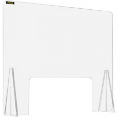 Protector de Pantalla Acrílica para Mostrador 60 x 76cm Protector contra Estornudos Ventana de Transacción de 20 x 44 cm 3,1 kg Protector de Pantalla Acrílica para Clínicas, Hoteles, Bancos
