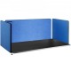 Comprar Painel de privacidade de escritório azul marinho 152x61 cm 3 painéis Espessura do painel divisor de mesa 20 mm Espessura da mesa 10-35 mm Painel de privacidade de mesa para escritórios Salas de aula