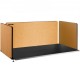 Comprar Painel de privacidade de escritório amarelo 152x61 cm 3 painéis Espessura do painel divisor de mesa 20mm Espessura de mesa adequada 10-35mm Painel de privacidade de mesa para sala de aula de escritório