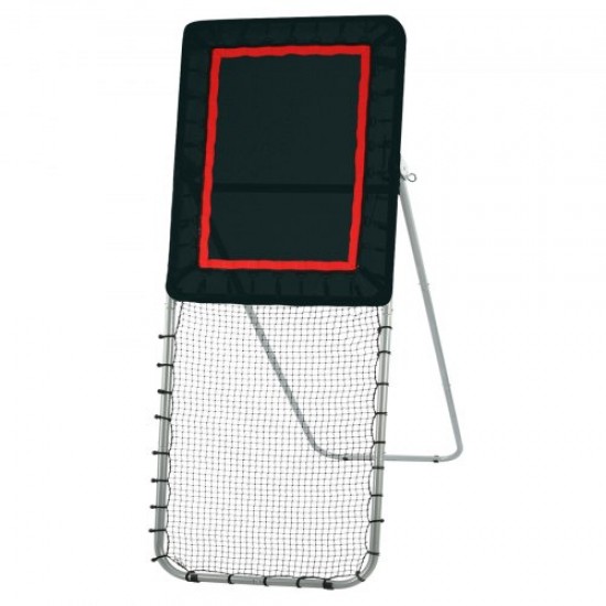 Comprar Red de Rebote 92 x 244 cm Rebotador de Fútbol Lacrosse Voleibol Tres Configuraciones de Ángulo Objetivo de Béisbol Softbol Marco de Acero para Entrenamiento en Solitario en Interiores Exteriores