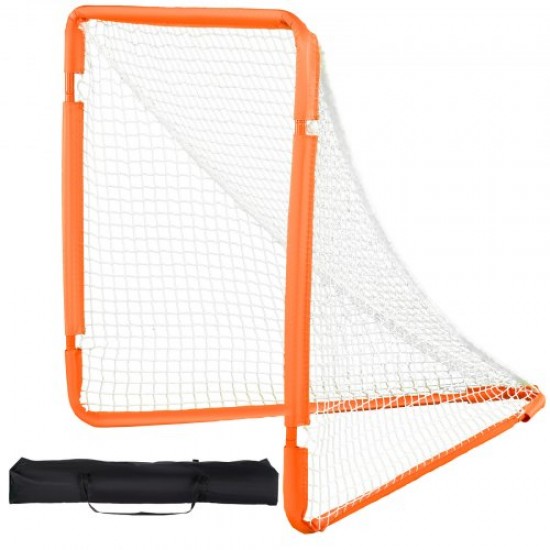 Comprar Portería de Lacrosse Portátil Jaula de Lacrosse de 1,3x1,2x1,2m con Red y Bolsa de Transporte Equipo de Entrenamiento de Fácil Configuración en Patio Trasero Jardín Parque al Aire Libre