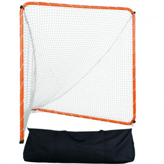 Comprar Portería de Lacrosse Portátil Jaula de Lacrosse de 2,1x1,8x1,8 m con Red y Bolsa de Transporte Equipo de Entrenamiento de Fácil Configuración en Patio Trasero Jardín Parque al Aire Libre