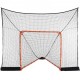 Comprar Portería de Lacrosse con Cubierta Extendida Jaula de Lacrosse 3,6x2,8 m con Red y Bolsa de Transporte Equipo de Entrenamiento de Fácil Instalación en Patio Trasero, Jardín, Parque al Aire Libre