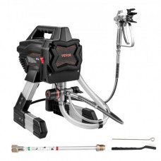 Pulverizador de pintura 650W Máquina de pintura sin aire 0,24GPM Pistola de pulverización eléctrica sin aire Presión Máxima 200 Bar 1,1L/min