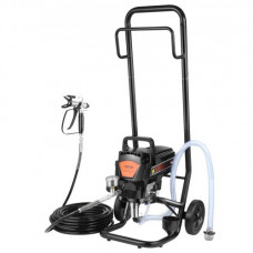 VEVOR Pulverizador de Pintura 950 W Máquinas Pintura Airless 2 L/min Pistola de Pulverización Eléctrica sin Aire con Carro Presión Máxima 3000 PSI con Manguera de 15 m para Pared, Mueble, Cercas