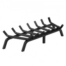 VEVOR Rejilla para Leños para Chimenea, 762 mm con 6 Patas de Soporte, Barras de Acero sólido con Recubrimiento en Polvo de 19 mm, Rejilla para leña para Chimenea Interior y Exterior