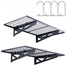 VEVOR Estantes flotantes de pared para garaje, metal, 122 x 61 cm, 2 unidades