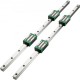 Comprar Guia linear trilho de movimento linear 2pcs rolamentos de trilho linear HSR15-1200mm trilho de rolamento linear com 4 blocos de rolamento