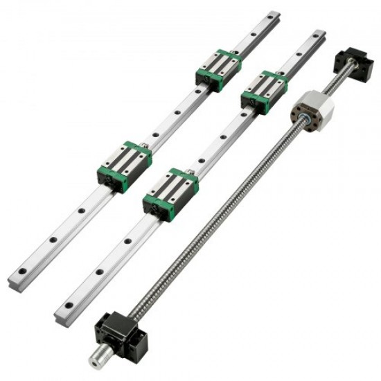 Carril Guía Lineal HGR20-1000mm Recorrido Carril de Deslizamiento Lineal HGR20-1000mm para Kit CNC Adecuado para Equipos Automáticos Equipos de Medición de Precisión