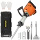 Buy Electric Demolition Hammer 1800 BPM Demolition Hammer 2600W 220V 65A Concrete Breaker with 3 Replaceable Chisels Wrenches and 360 Degree Rotating Ergonomic Handle