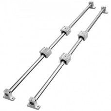 VEVOR 2 uds SFC20 1000mm guía lineal 4 Uds SC20 bloque de rodamiento 4 Uds soporte de riel